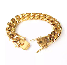 Load image into Gallery viewer, Arabella Cuban Link Bracelet- Gold