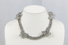 Load image into Gallery viewer, Butterfly Cuban Link Necklace - Silver