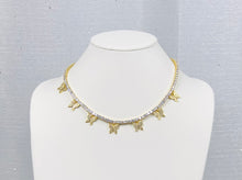 Load image into Gallery viewer, Butterfly Tennis Necklace - Gold