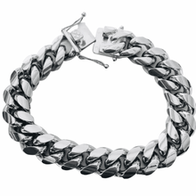 Load image into Gallery viewer, Arabella Cuban Link Bracelet- Silver