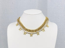 Load image into Gallery viewer, Butterfly Tennis Necklace - Gold