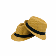 Load image into Gallery viewer, Channa Straw Fedora - Tan
