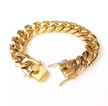 Load image into Gallery viewer, Arabella Cuban Link Bracelet- Gold
