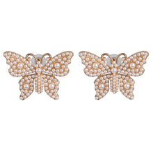 Load image into Gallery viewer, Butterfly Pearl Studs
