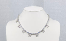 Load image into Gallery viewer, Butterfly Tennis Necklace - Silver
