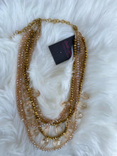Load image into Gallery viewer, Kensington Glass Beads Necklace - Gold
