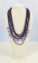 Load image into Gallery viewer, Kensington Glass Beads Necklace - Violet
