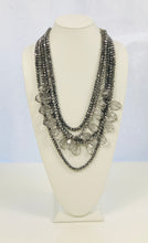 Load image into Gallery viewer, Kensington Glass Beads Necklace - Silver

