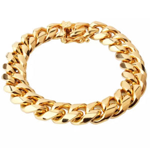Arabella Cuban Link Bracelet- Gold